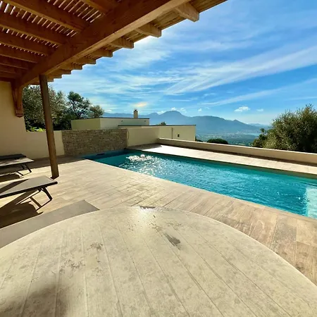Super Villa Moderne Corbara Vue Mer Exterior foto